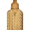 Faceted Gold Glass   Gentle Foaming Hand Soap Dispenser