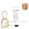 Amber & Argon Hand Cream, Vanilla Sugar PocketBac, Gold Holder