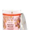 Sunrise WoodsSingle Wick Candle