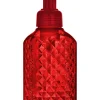 Faceted Red Glass Dispenser   Gentle Foaming Hand Soap Dispenser