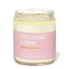 Fresh Coconut & Cotton – candle