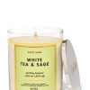 White Tea & SageSingle Wick Candle